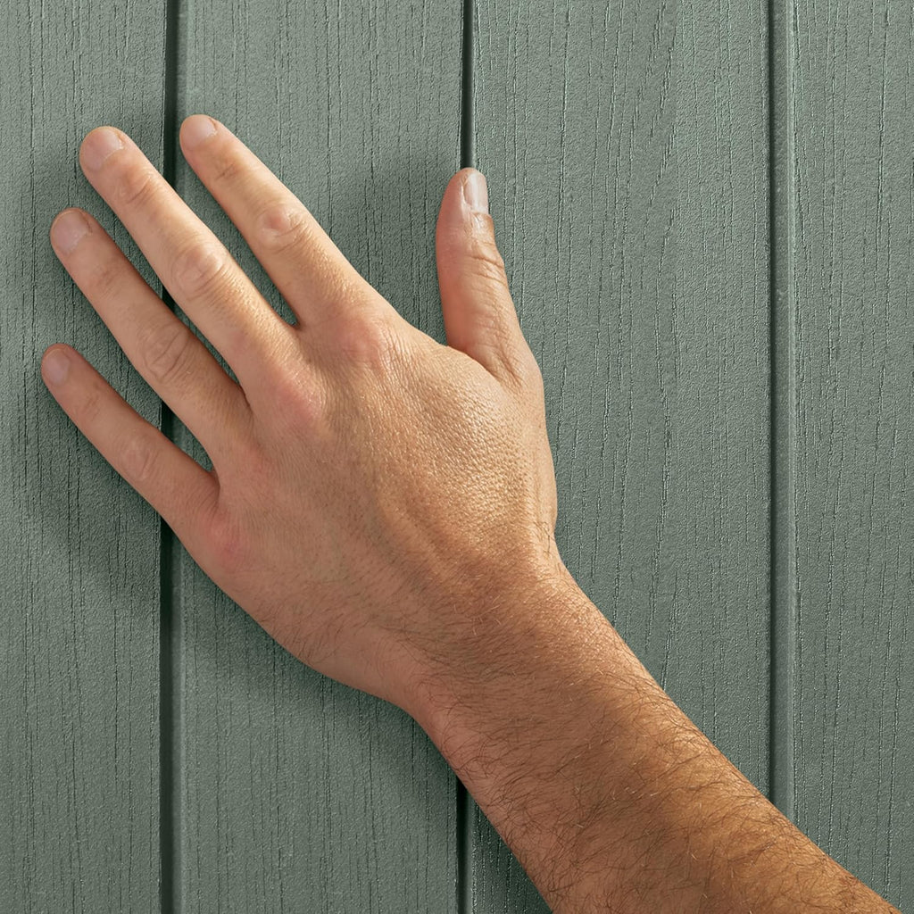 Darwin 6x4ft Double Door Garden Shed — Wood-Effect Outdoor Storage